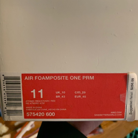 Nike Air Foamposite One PRM “Thermal Map” - Picture 8 of 8